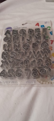 Fondant cutters letter - cutters,