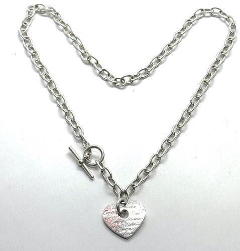 Sterling silver bar chain - sterling,