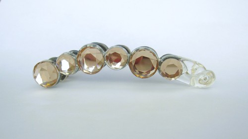 Golden rose clear art deco