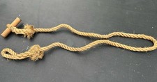 Rare Original WW2 British Army Airborne Para Commando Toggle Rope  Straight Wood