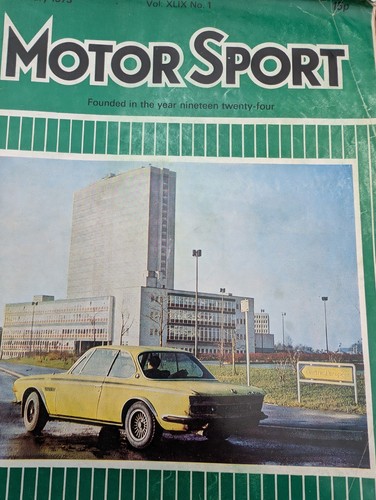Motor sport jan 1973 scene - motor,
