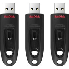 SanDisk Ultra USB 32GB 64GB 128GB 256GB 3.0 Flash Pen Drive Memory Stick Backup