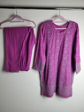 Khaddar Winter Suit Pakistani Salwar Kameez Size Medium Uk12