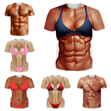 Fake Abdominal Muscle Bikini