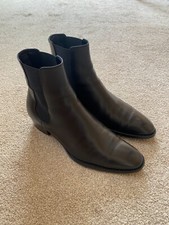 CELINE by HEDI SLIMANE black drugstore 40mm 4cm Chelsea boots size 43 UK 9 shoes