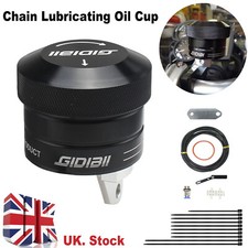 Automatic Chain Oiler Lubrication System For Universal Motorcycle Aluminum Black