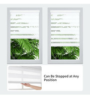 Joydeco Cordless Zebra Blinds for Windows, Dual Layer