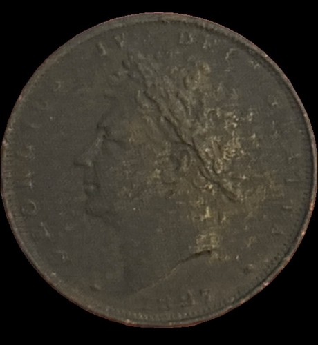 1827 george farthing - iv, 1