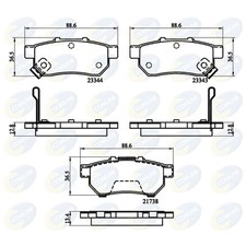 Brake Pads Set For Honda Civic