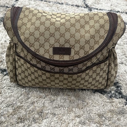 Gucci brown monogram canvas - gg,