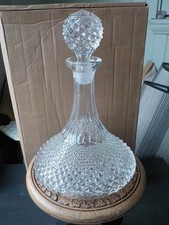 Vintage crystal cut glass - crystal,