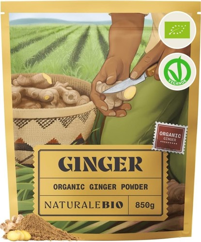 Organic ginger powder - ginger, 850g