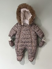 Baby Girl All In One Snowsuit