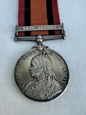Queens South Africa Medal To Mr P.H.Joy Imperial Military Railways