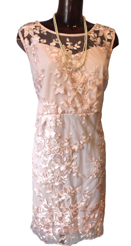 Nightingales rose embroidered
