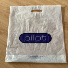Pilot Vintage Plastic Medium Carrier Bag Translucent 