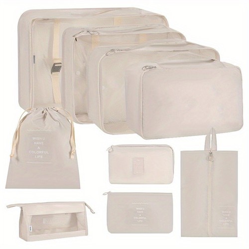 8pcs set waterproof travel - 8pcs/set,