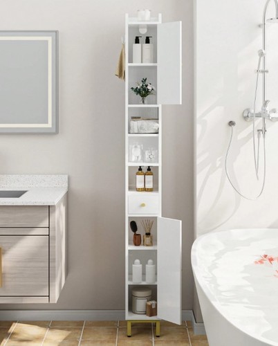 Tall bathroom cabinet narrow - bathroom,