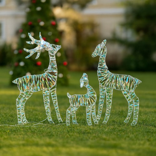 3pcs lighted christmas - lighted,
