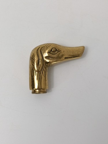 Vintage solid brass - brass, greyhound