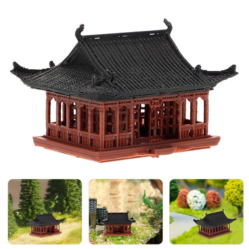 Miniature pavilion statue - ,