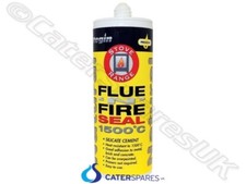 NATURAL SILICATE CEMENT FLUE SEAL SILICONE 1500°C FIRE PROOF SEALANT