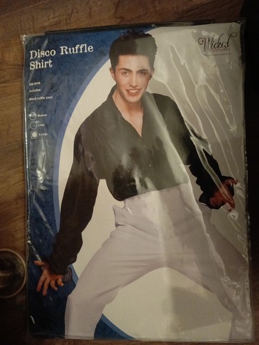 Mens frilly disco glamour - frilly,