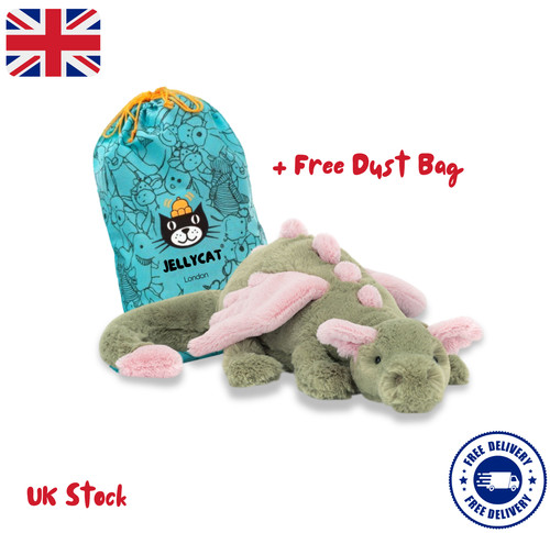 Jellycat malachy dragon - dragon, –