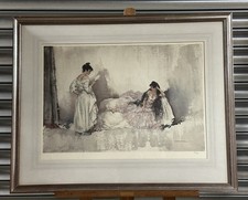 Large Limited Edition Print, Memorizing Act II By Sir William Russell Flint 1979