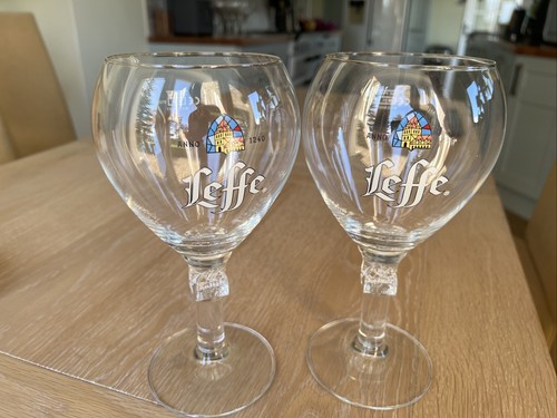 Leffe pint glasses 2 - x,