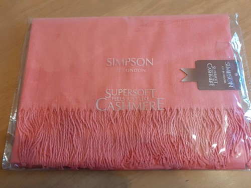 Coral pashmina cashmere - pashmina,