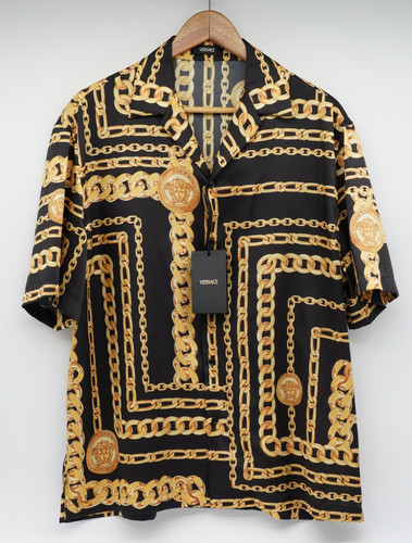 Versace medusa shirt silk - versace,