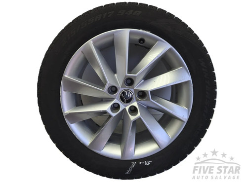 Skoda superb r17 alloy wheel - skoda,