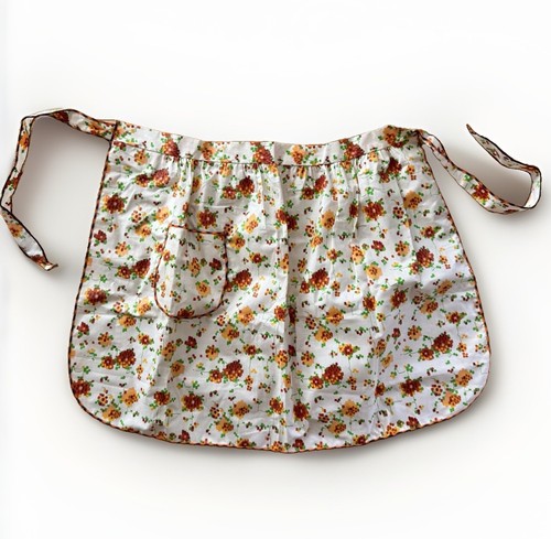 Vintage floral cotton half - floral,