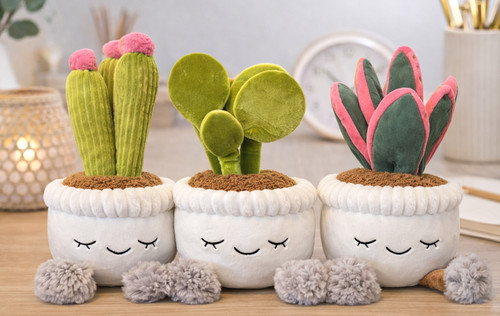 Plush plant decor soft - plush, decor,
