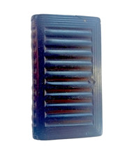 Antique Edwardian Black Bakelite Vesta Case Book Design