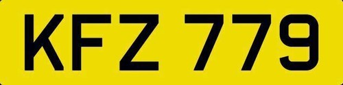 Dateless private number plate - dateless,