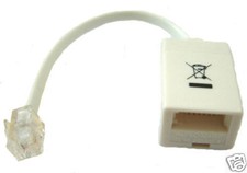 RJ11 Plug to BT Socket Adaptor with RING RINGING CAPACITOR - OVER 1,000 SOLD!