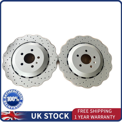 Rear drilled wavy brake - rear, discs