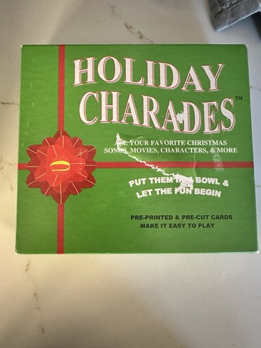 Christmas charades game - christmas,
