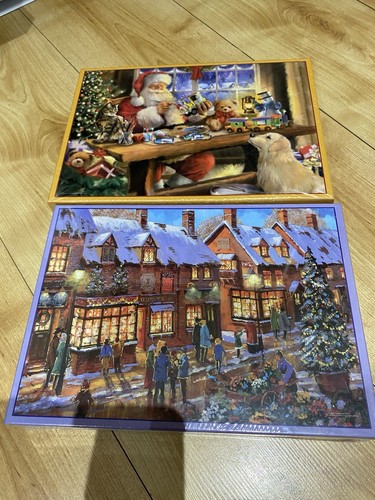 Christmas 1000 piece puzzles - christmas,