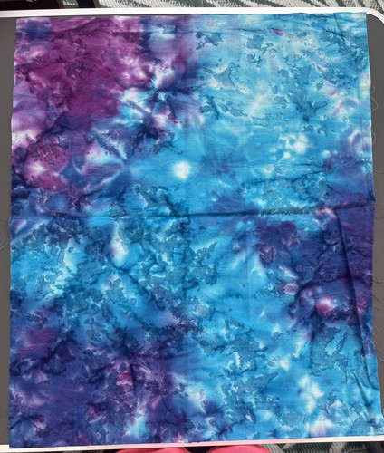 Batik cotton fabric remnant - remnant,