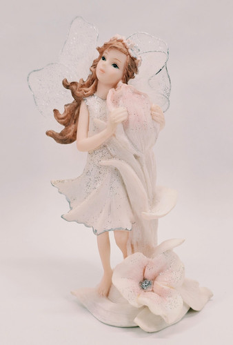 Fairy girl flower figurine - fairy,