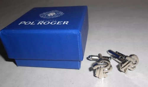 Pol roger champagne cufflinks - pol,