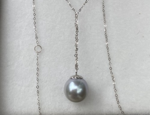 Delicate 18k white - gold, blue