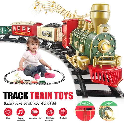 Toy train track set steam - toy,