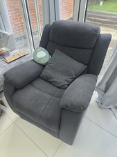 Dark grey fabric - grey, chair