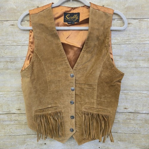 Scully leather vest womens - scully,