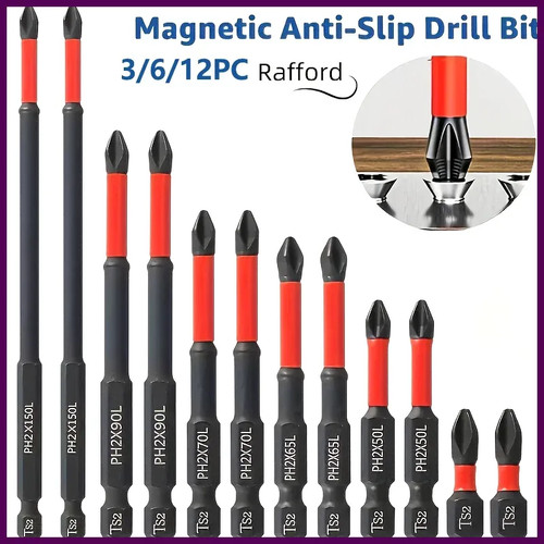 Magnetic impact driver bits - impact,
