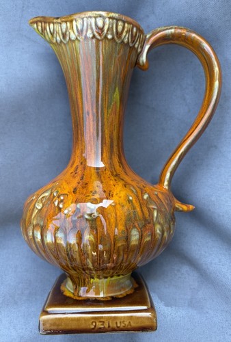 Vintage haeger pottery brown - pottery,